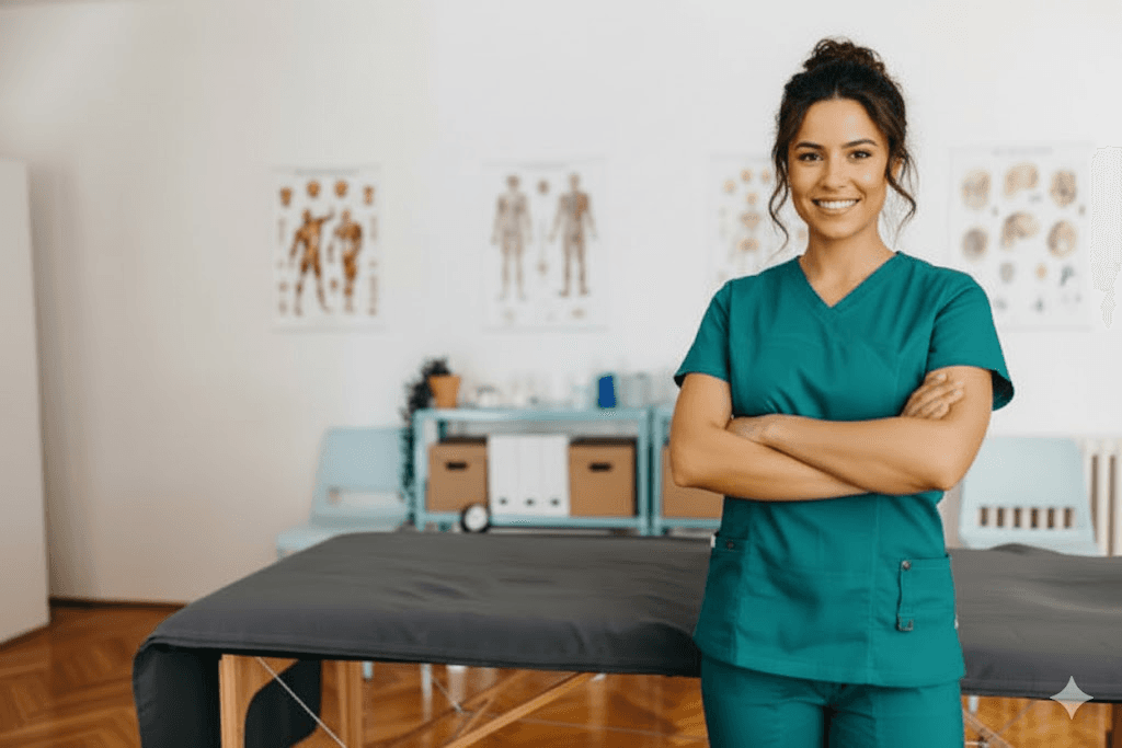 Manual therapy session